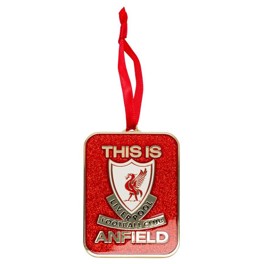 Liverpool This Is Anfield Glitter Christmas Decoration - Red - Men's-SoccerKits Hub | Buy Soccer Jerseys Online